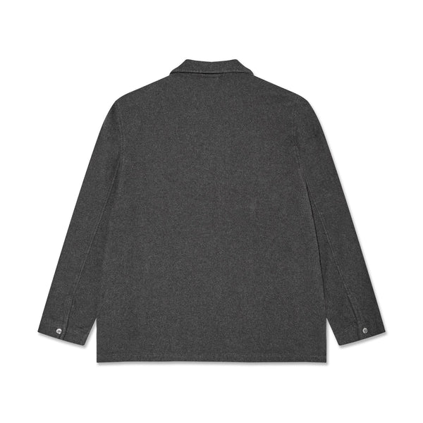 Polar Skate Co Tony LS Shirt | Flannel (Dark Grey) - S