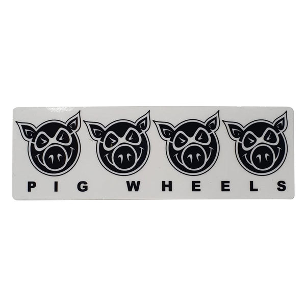 Pig Wheels Strip Sticker Pack (25 Pack)