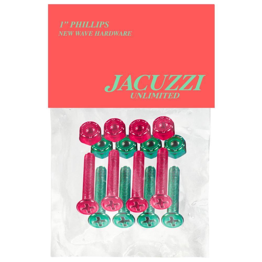 Jacuzzi Unlimited New Wave 1" Phillips Hardware Salmon / Mint 10 PK
