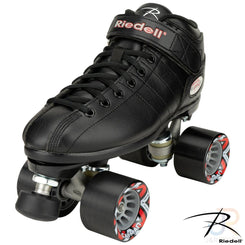 Riedell R3 Black Quad Skates