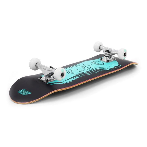 Enuff Icon Green Complete Skateboard Bundle - SFR Helmet & Pads - 7.75