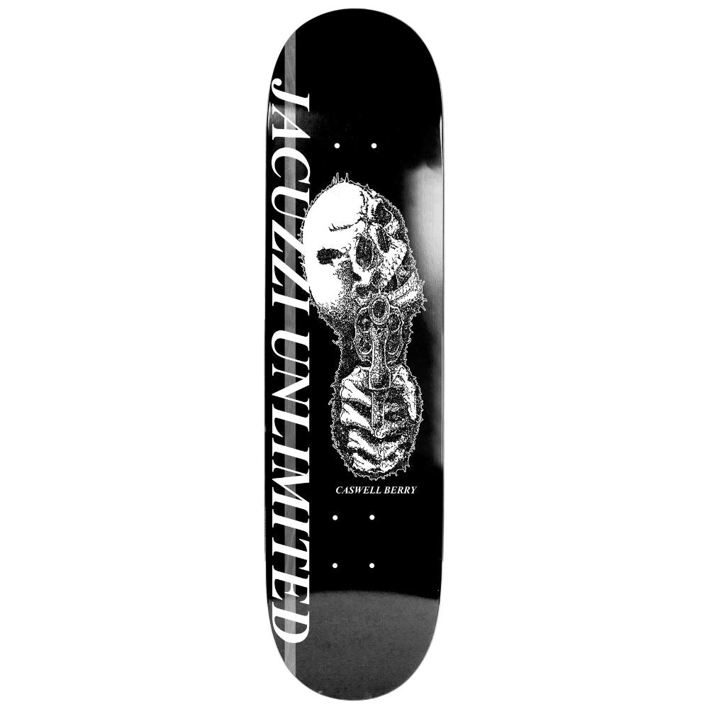 Jacuzzi Unlimited Cawell Berry Gunner EX7 Black Skateboard Deck - 8.25"