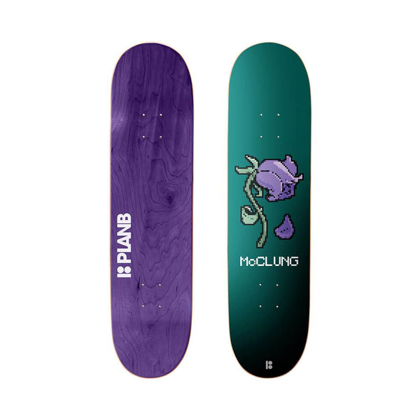 Plan B Wilted Twin Tip Mcclung Plan B Skateboard Deck - 8.25