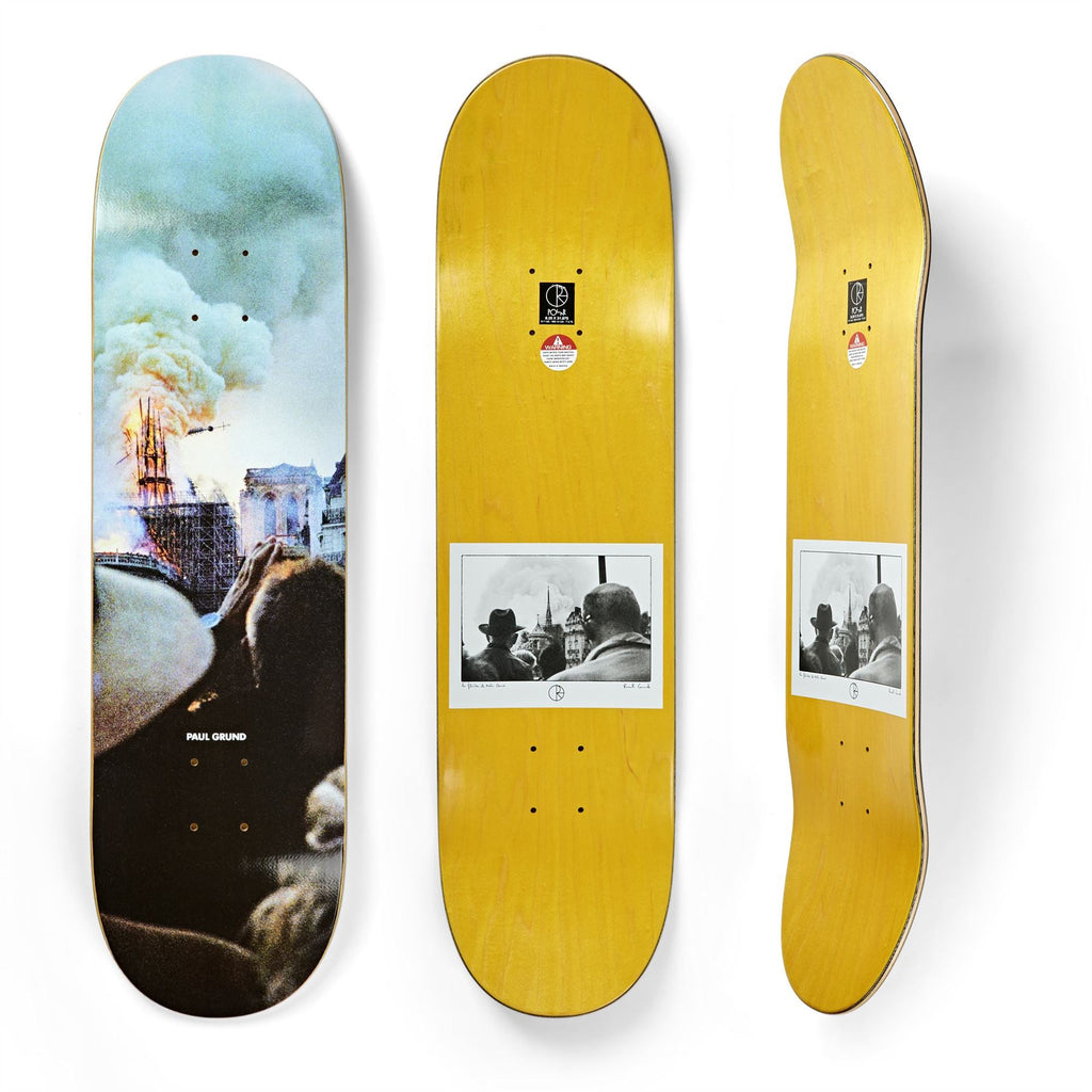 Polar Skate Co PAUL GRUND - Notre Dame Skateboard Deck - 9.0"