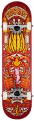 Rocket Skateboard Chief Pile-up Red Complete Skateboard - 7.75"