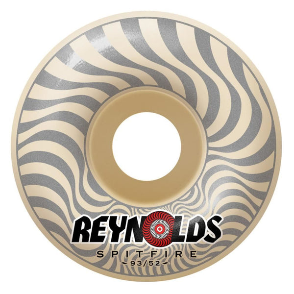 Spitfire Forumla Four Skateboard Wheels 93 Reynolds Classics - White - Skatewarehouse.co.uk