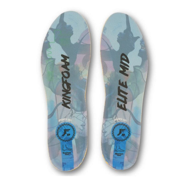 Footprint Kingfoam Elite Quantum Heel Infinity Foam Insoles Mid - Blue Camo