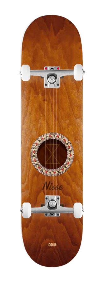 Sour Solution Nisse Ingemarsson 'Guitar' (S1) x Venom Custom Complete Skateboard - 8.5"