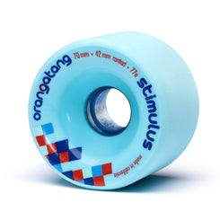Orangatang "Stimulus" inc Jehu V2 Bearings - Blue 77a (Set 4) Skateboard Wheels