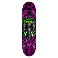 Powell Peralta FLIGHT Mike Vallely • Elephant • • Pink Foil Skateboard Deck - 8.63" - Skatewarehouse.co.uk