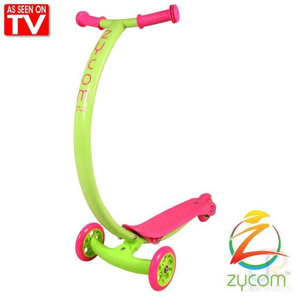 Zycom C100 Cruz - Lime / Pink Complete Scooter - Skatewarehouse.co.uk