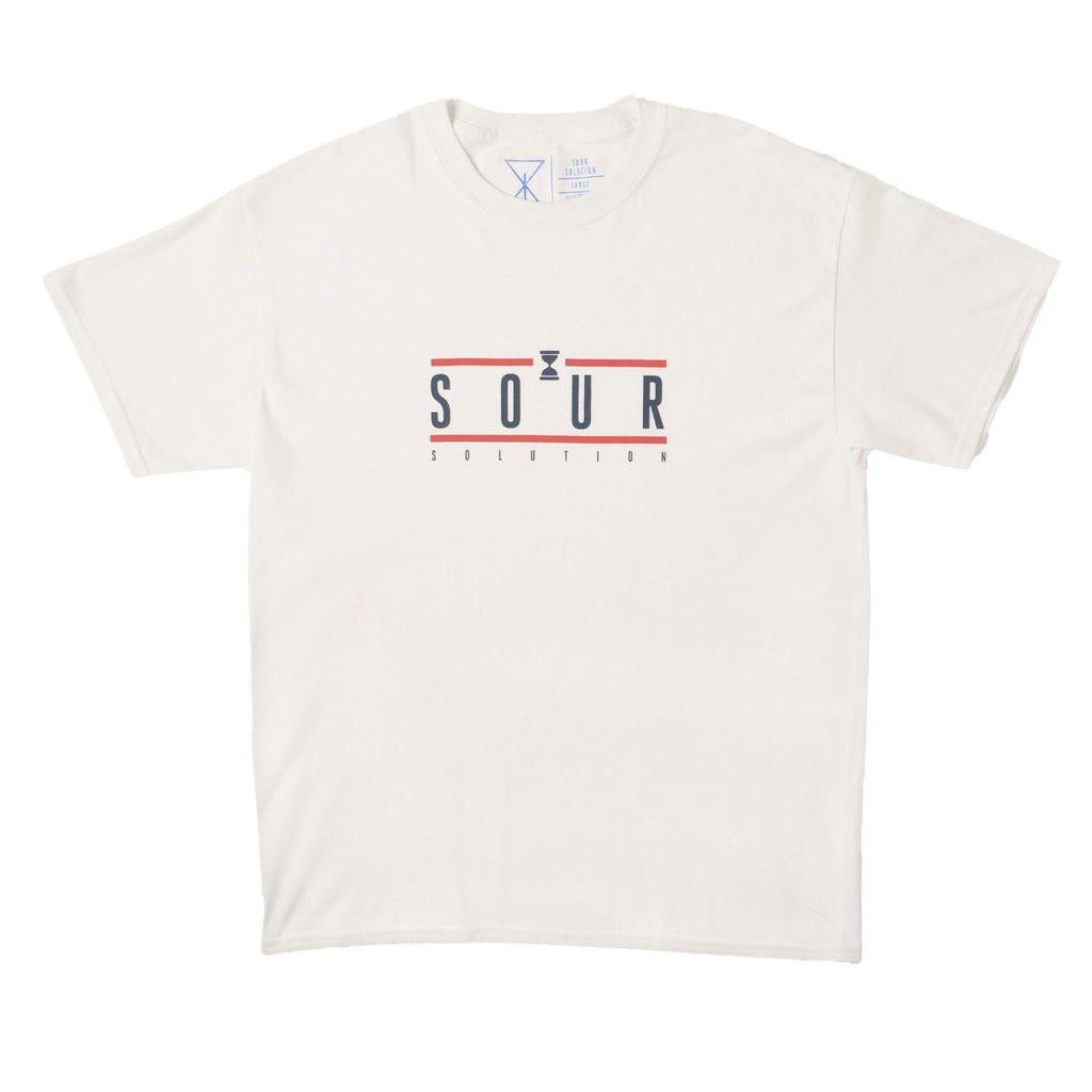 Sour Timeless Tee White - Skatewarehouse.co.uk