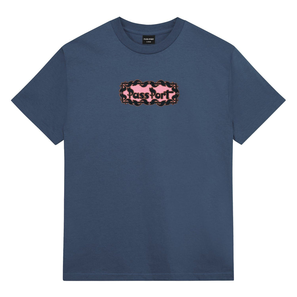 Pass~Port Pattoned Tee (Harbour Blue) - XL