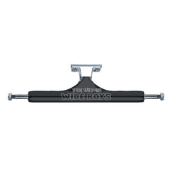 Slappy ST1 Hollow Wide Boys Laser Etch Black / Polished Skateboard Trucks - 11" (Pair)