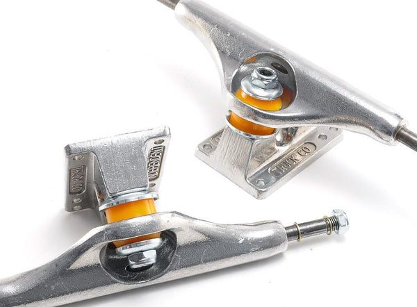 Independent x Skatewarehouse Full Skateboard Undercarriage Kit - Raw Trucks - Skatewarehouse.co.uk