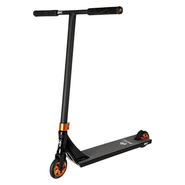 Addict Complete Scooter Defender - Icon - Black / Orange - Skatewarehouse.co.uk