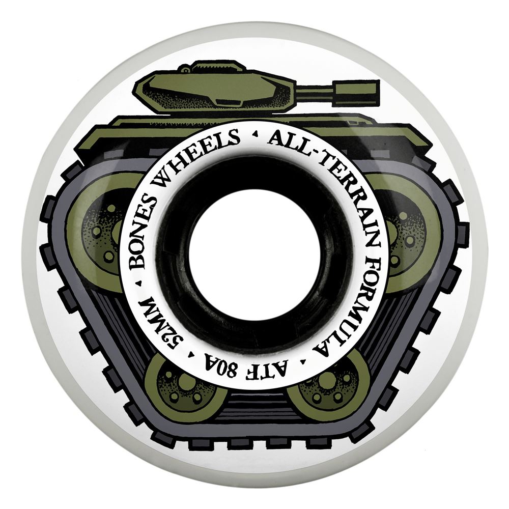 BONES Skateboard Wheels ATF All Tank • • 80A - Skatewarehouse.co.uk