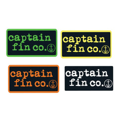 Captain Fin Co - 4x Sticker Pack - Type Patch Surf Accessory