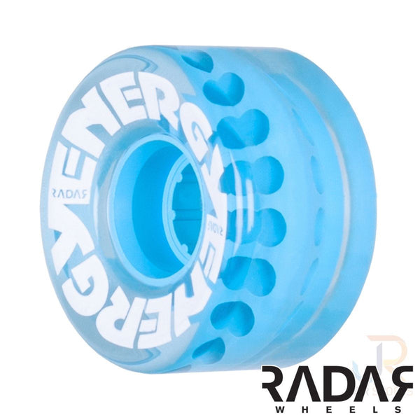 Radar (4) - Energy 57 - Clear Blue - / 78a Skateboard Wheels - 57mm