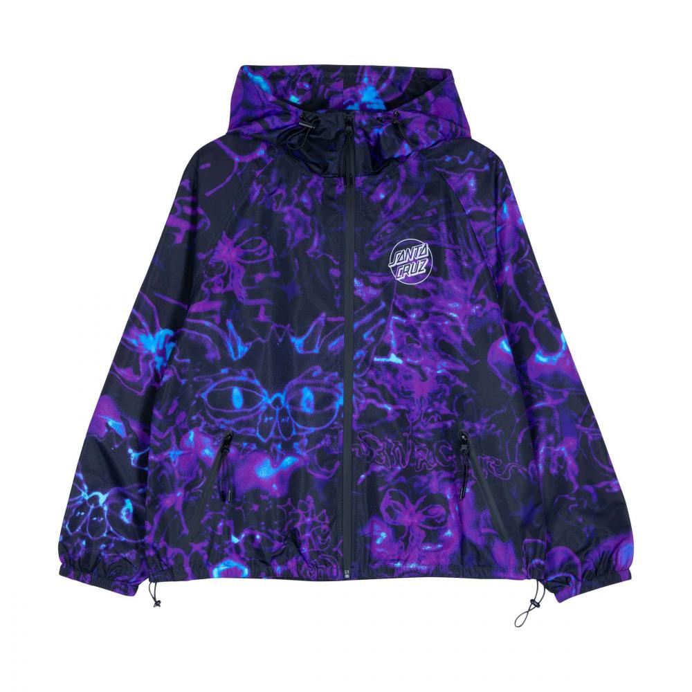 Santa Cruz Womens Jacket Nimbus Jacket - Midnight Critter - Skatewarehouse.co.uk