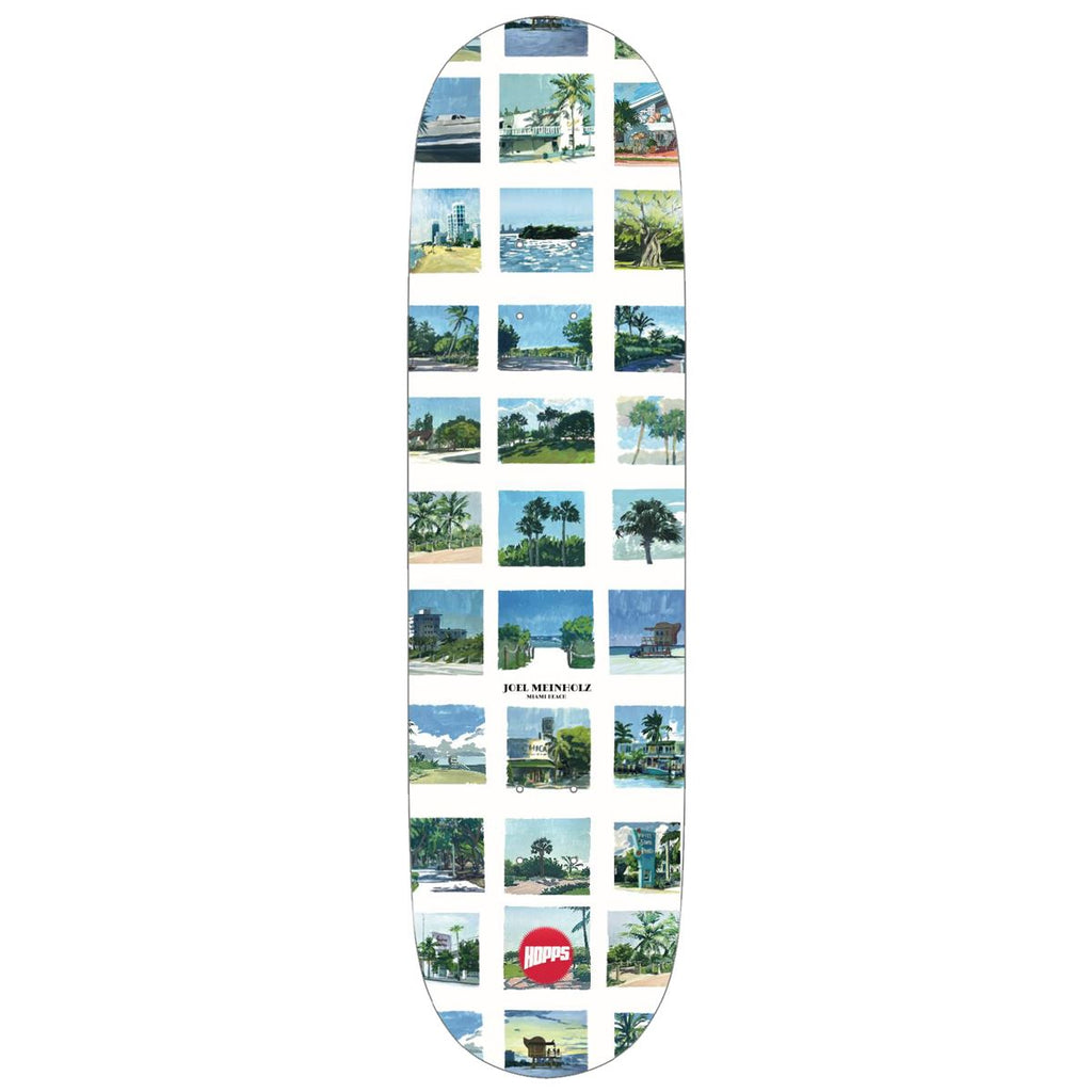 HOPPS Joel Meinholz 'Beach Life' Skateboard Deck - 8.5"