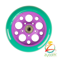 Zycom - 125mm Front - Turquoise / Purple Scooter Wheels