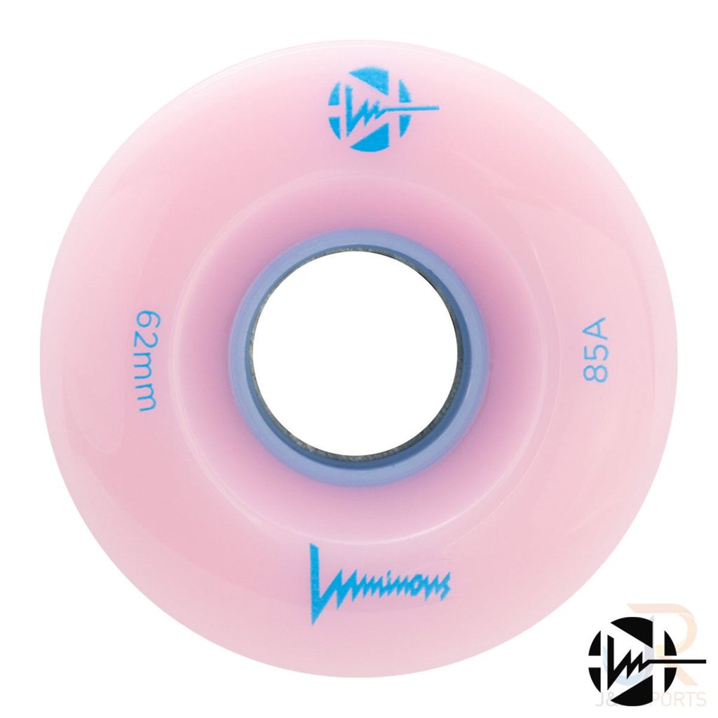 Luminous LED Quad Wheel - Pink - 62mm / 85a (Unit)