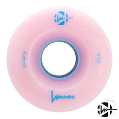 Luminous LED Quad Wheel - Pink - 62mm / 85a (Unit)