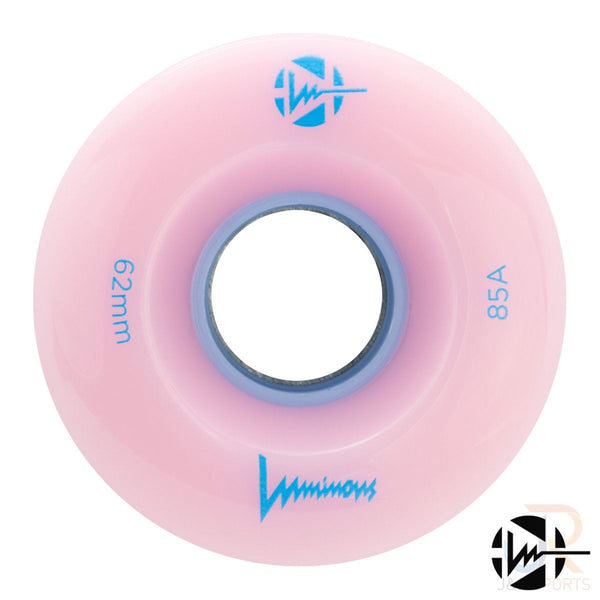 Luminous LED Quad Wheel - Pink - 62mm / 85a (Unit)