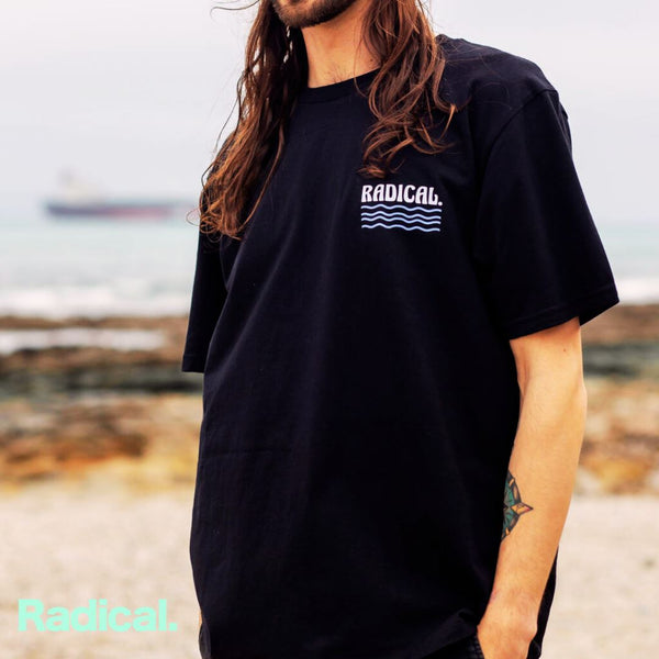 Radical. ETW T-shirt, Unisex - Black - Skatewarehouse.co.uk