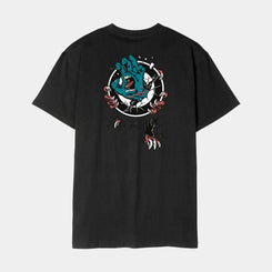 Santa Cruz T-Shirt Roskopp Screaming Target - Black - Skatewarehouse.co.uk