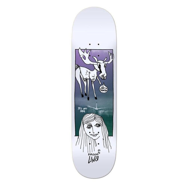 Krooked s Una Debate Skateboard Deck - 8.25