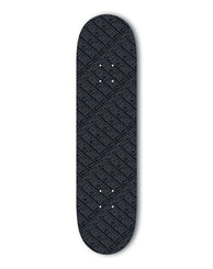 Fracture All Over Comic Black Skateboard Deck - 8.25"