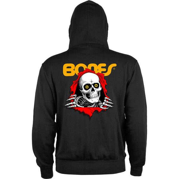 Powell-Peralta™ Ripper • Lightweight Zipped Hoody • Black - Skatewarehouse.co.uk