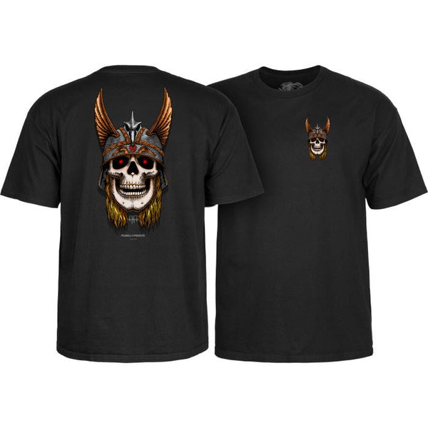 Powell Peralta Andy Anderson Skull Tee Black - Skatewarehouse.co.uk