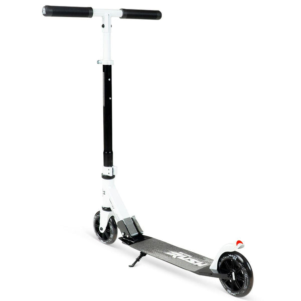 Madd Gear Rush 125 - White/Black Complete Scooter - Skatewarehouse.co.uk