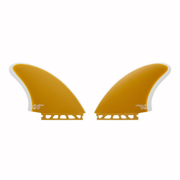 Captain Fin Co - CF Twin Keel - Large - Yellow (Futures) - L