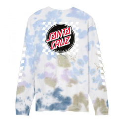 Santa Cruz Youth L/S T-Shirt Youth Optical Check LS T-Shirt - Ferris Wheel - Skatewarehouse.co.uk