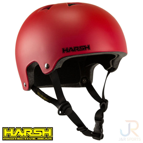 Harsh PRO EPS Helmet - Red Matt