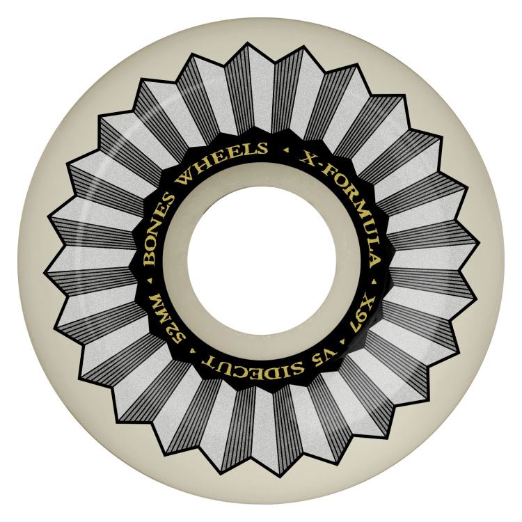 BONES X-Formula XF Sidecuts • 52mm x 30mm • 97A • V5 Skateboard Wheels