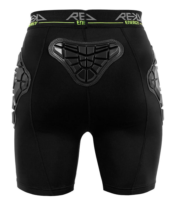 REKD Energy Pro Impact Shorts - Black - Skatewarehouse.co.uk