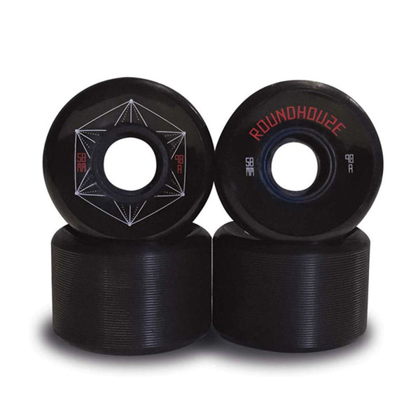Carver Skateboards Roundhouse - Park - Black (95A) Skateboard Wheels - 58mm
