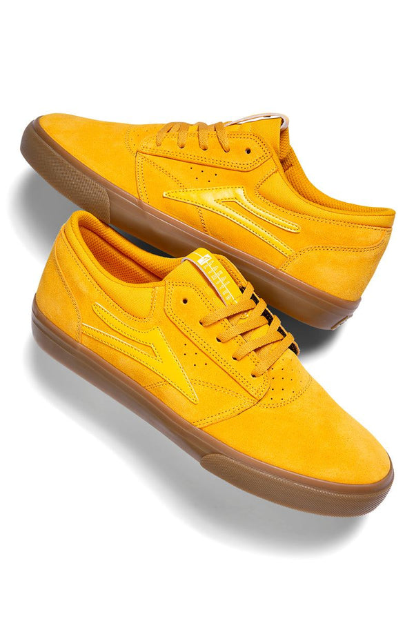 Lakai Griffin Skate Shoes - Yellow / Gum - Skatewarehouse.co.uk