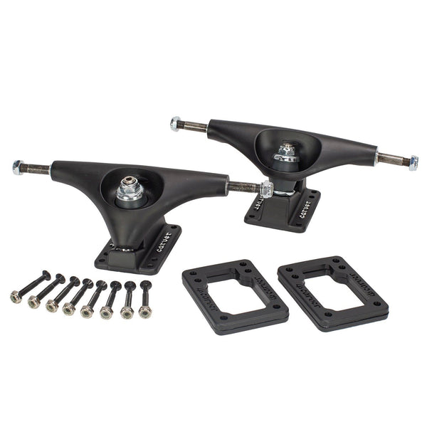 Carver C5 Surf Skate Truck Set - Coal Satin - 5.75