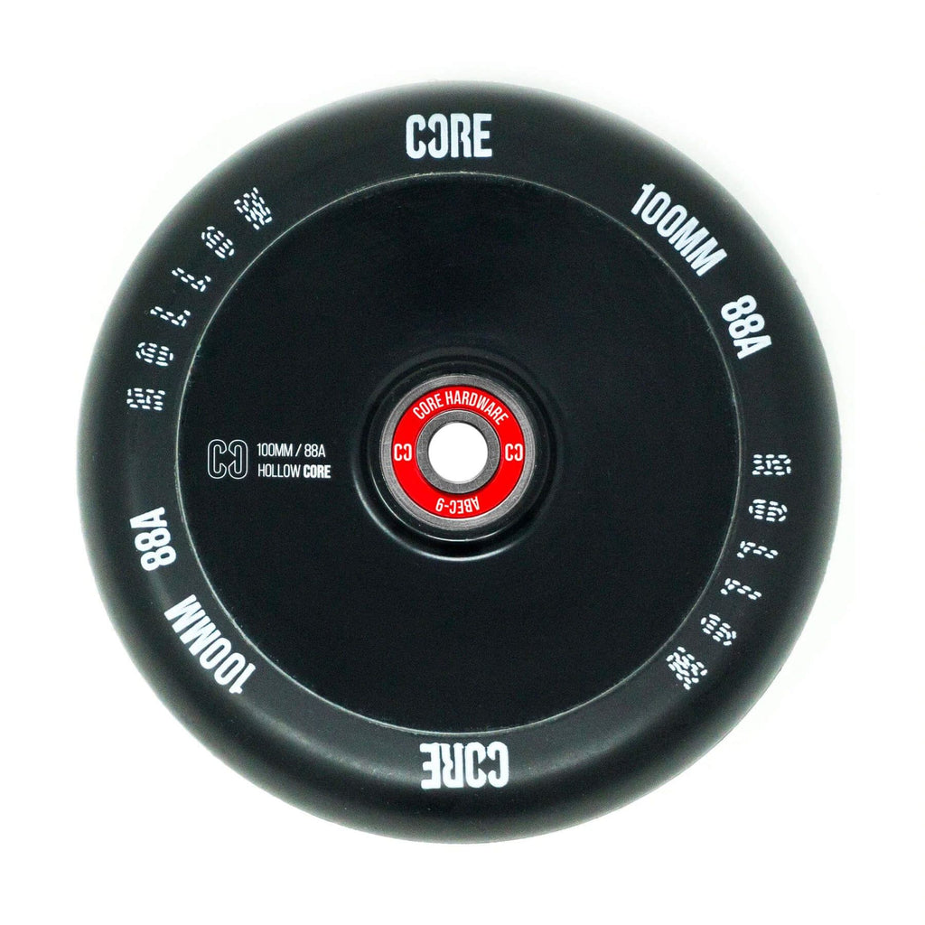 CORE Hollow Stunt Scooter 100mm - Black Scooter Wheels
