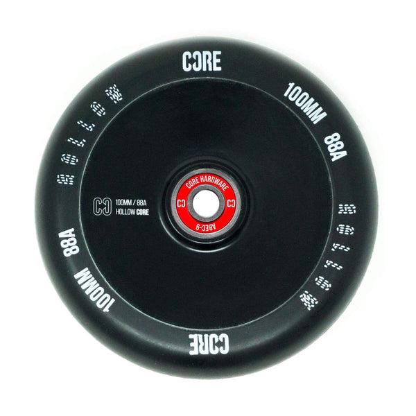 CORE Hollow Stunt Scooter 100mm - Black Scooter Wheels