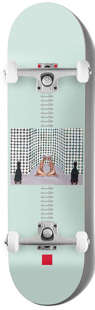 Chocolate L8RGRL Doberman Stevie Perez x Venom Custom Complete Skateboard - 8.0