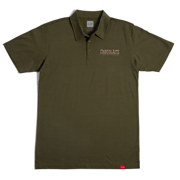 Chocolate Western Polo Olive