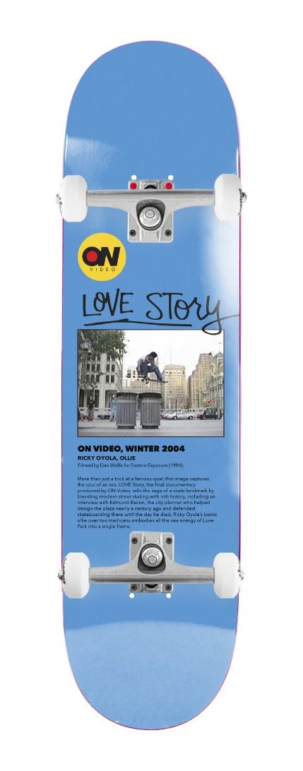 On Video Love Story EX7 Blue x Venom Custom Complete Skateboard - 8.5