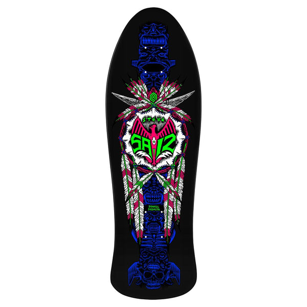 Powell-Peralta™ Steve Saiz • Totem '' • Blacklight Shape Skateboard Deck - 10.0